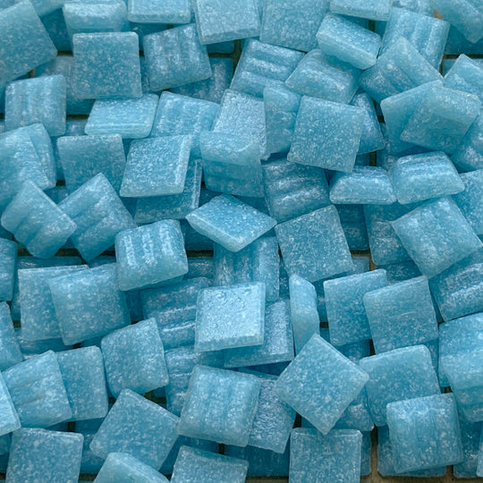 Glasmosaik 10mm Isvit (lös) 