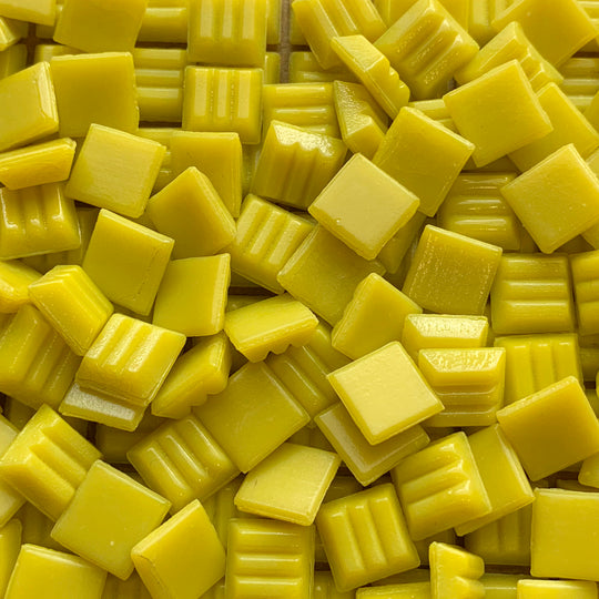 Pâtes de verre 10 mm Citron (en vrac)