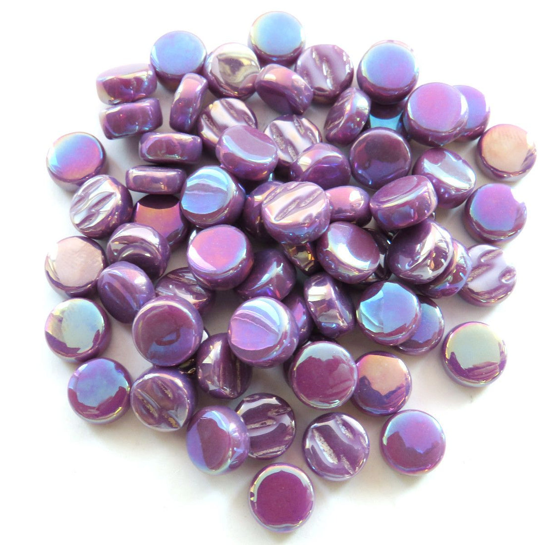 Dots Pearlised 8mm   Magenta