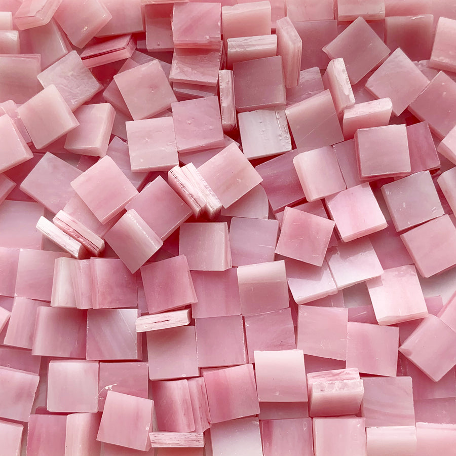 Glacier Tiffany Glass Mosaic 15mm Rose