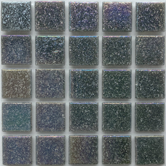 Iridescent Glass Mosaic 20mm  Spume