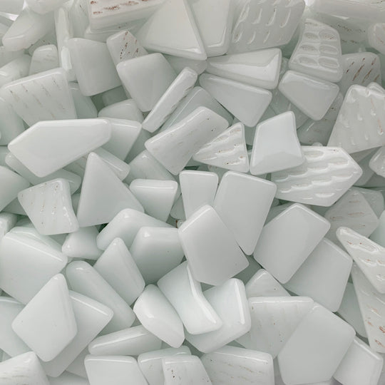 Ottoman Puzzle Biały Połamany