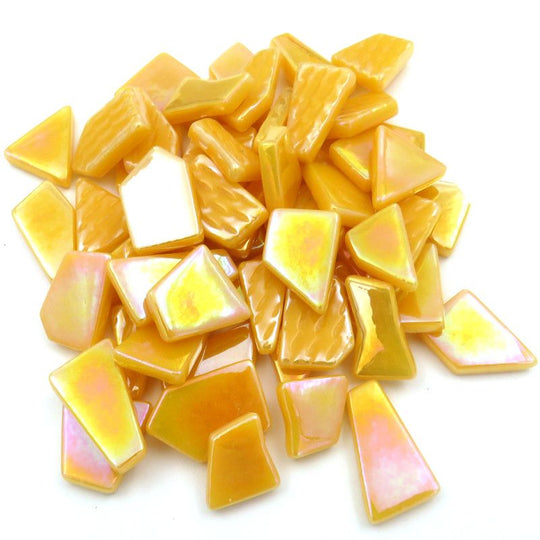 Ottoman Puzzle Iryzujące Ciepły Żółty