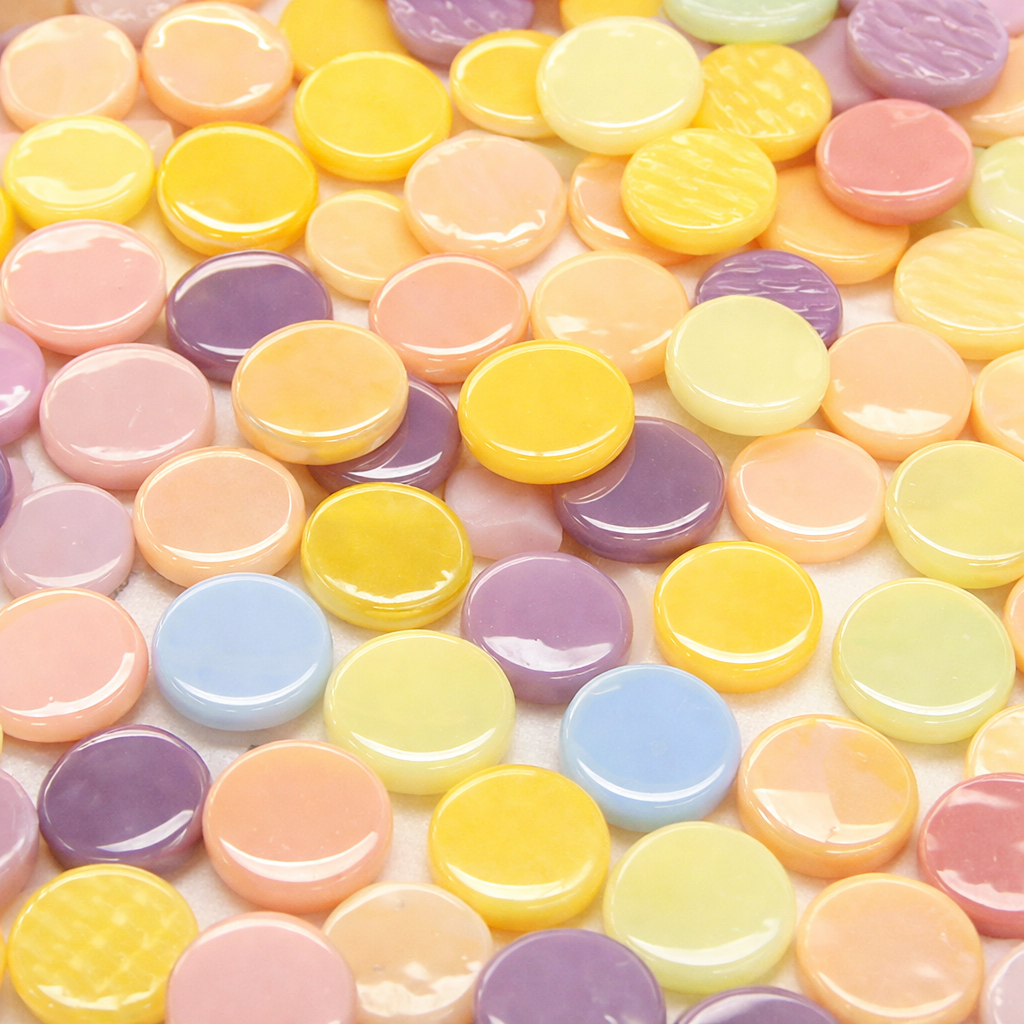 Rounds 18mm  Pastel Mix