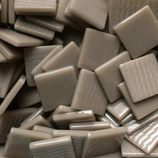 Pâte de Verre 25mm Kaki Szary