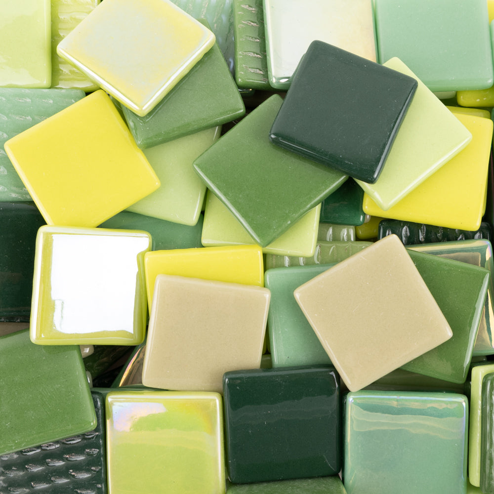 Packshot Pâte de Verre – green - 25mm x 25mm
