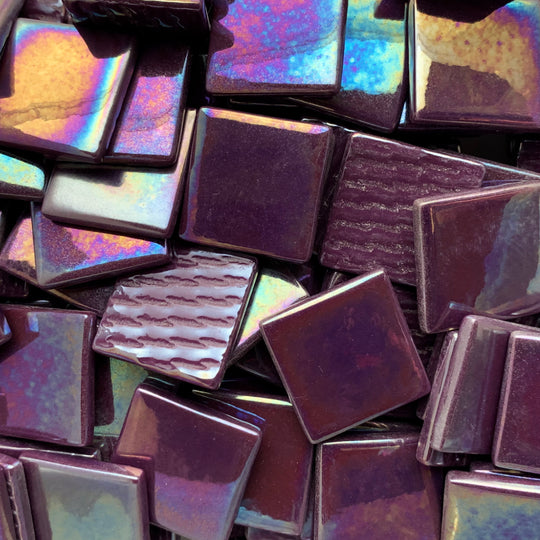 Pâte de Verre perłowa 25 mm Winogrono