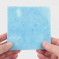 Video showing Morasutti Smalti mosaic tile – turquoise – 11.5 x 11.5 cm, rotated to show full tile