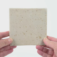 Video showing Morasutti Smalti mosaic tile – beige – 11.5 x 11.5 cm, rotated to show full tile