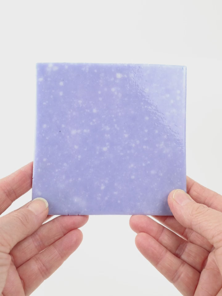 Video showing Morasutti Smalti mosaic tile – blue – 11.5 x 11.5 cm, rotated to show full tile