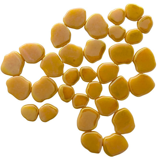 Kwiat Wiśni Perłowo Ciepło Żółty