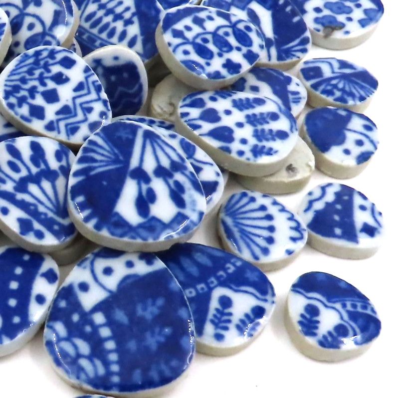 Kiezels Blauw Kant (Los)