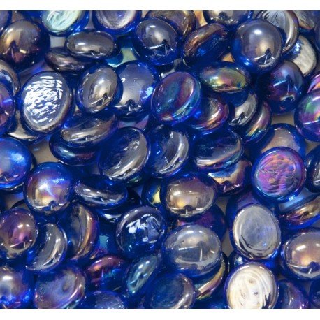 Glass Nuggets 16-20mm  Blue Diamond