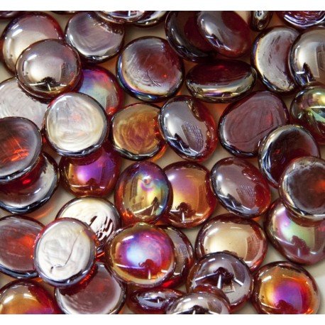 Glass Nuggets 16-20mm  Red Diamond