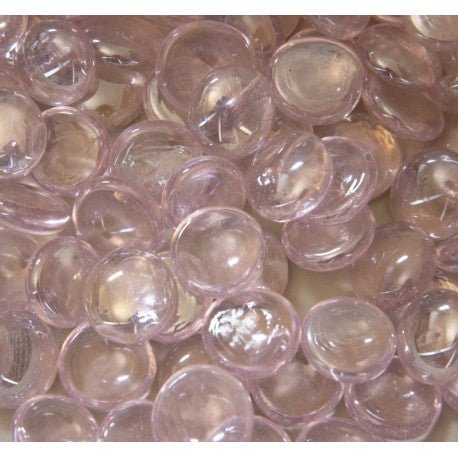 Glass Nuggets 16-20mm  Pink Diamond
