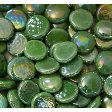 Glass Nuggets 16-20mm  Opal Green