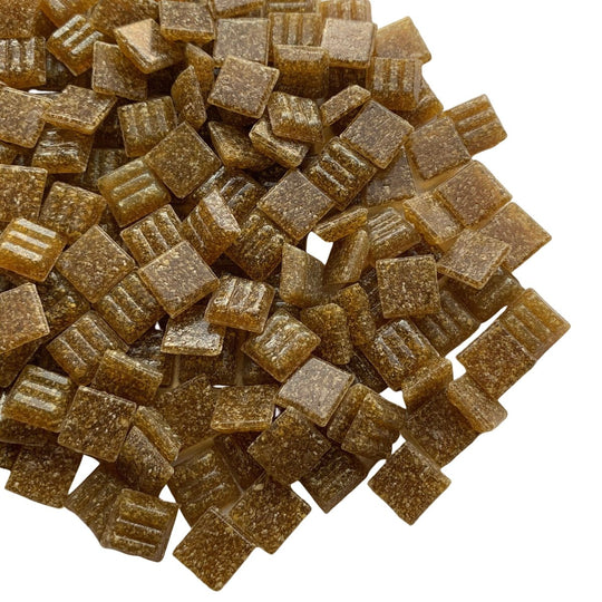 Glasmozaiek 10mm Hazelnoot