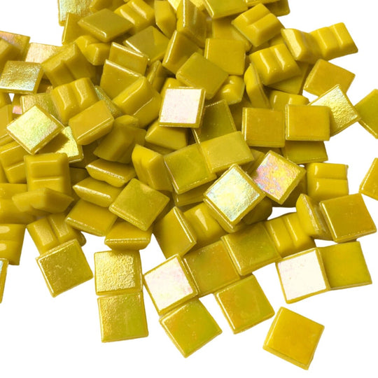 Pâtes De Verre Irisées 10mm Citrine