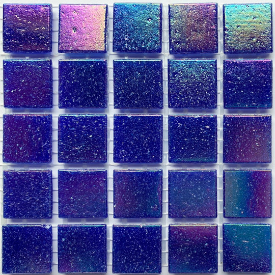 Iridescent Glass Mosaic 20mm  Paua