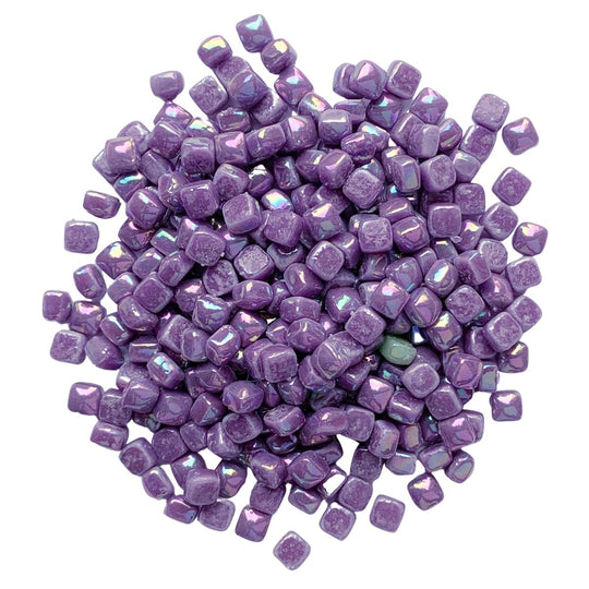 Mikro mozaika szklana 4,8mm perłowy magenta