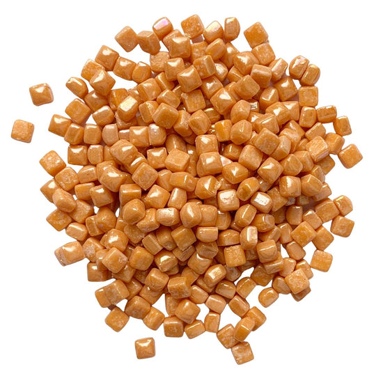 Mikro mozaika szklana 4,8mm Pomarańczowa perła