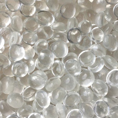 Mini krople szklane 9-13mm kryształowe