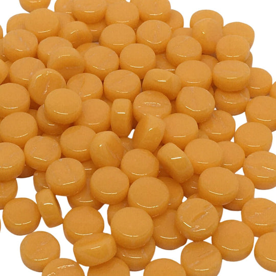 Mini kółka 8mm pomarańczowe