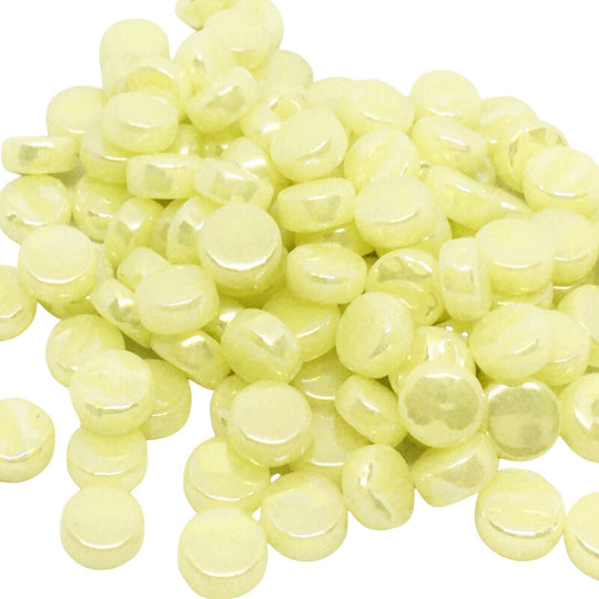 Mini kółka perłowe 8mm alabaster