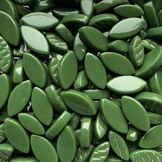 Ottoman Płatki Kwiatów Zieleń sosnowa