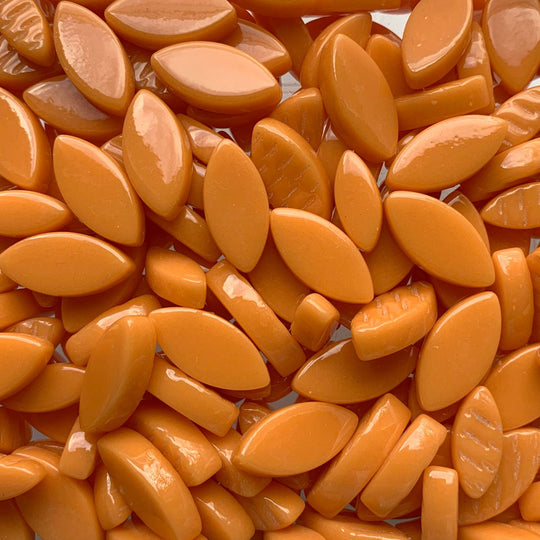 Ottoman Płatki Kwiatów Opalowo Pomarańczowe