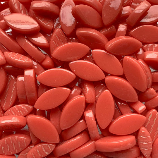 Ottoman Płatki Kwiatów Pomarańczowo-czerwone