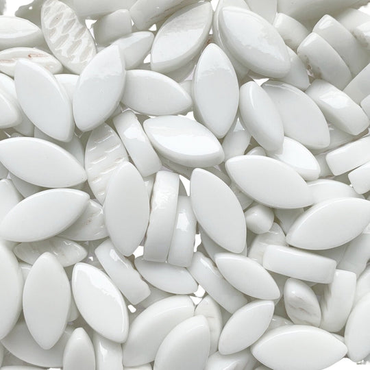 Ottoman Płatki Kwiatów Białe