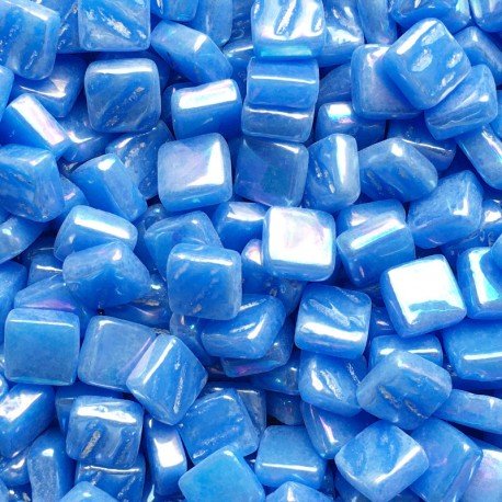 Ottoman Perlowy 8mm Niebieski