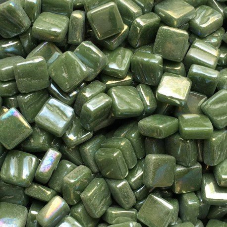 Ottoman Perlowy 8mm Zielony jodłowy