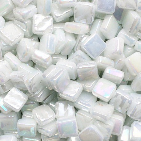 Ottoman Perłowy 8mm Złamana Biel