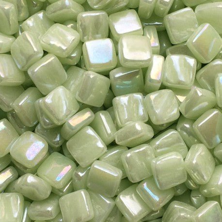 Ottoman Perlowy 8mm Jasnozielony