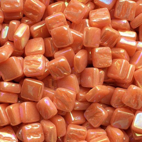 Ottoman Perlowy 8mm Mandarynka