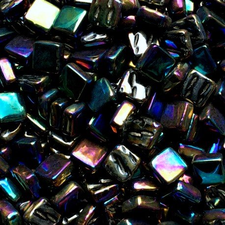 Ottoman Perlowy 8mm Opal Czarny