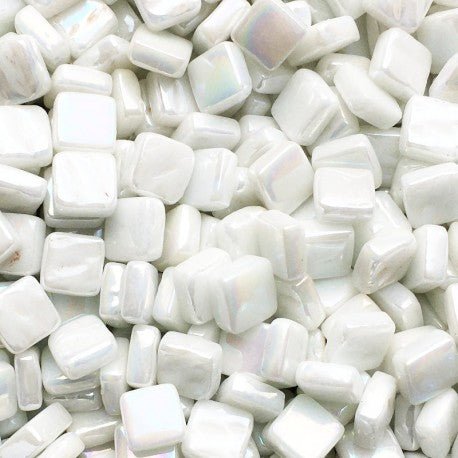 Ottoman Perlowy 8mm Biały opalowy