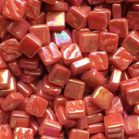 Ottoman Perlowy 8mm Czerwony