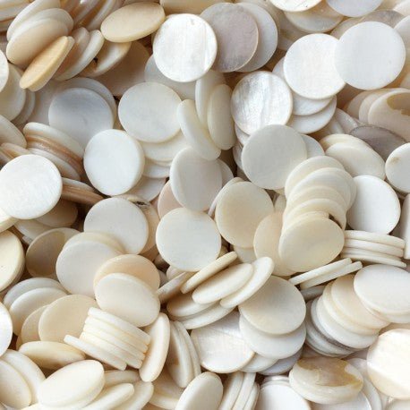 Perłowa Muszla Okrągła 15mm