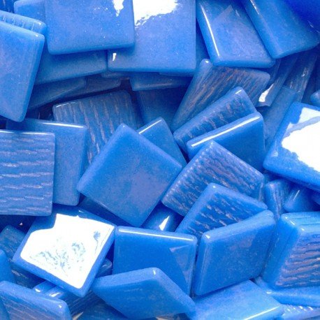 Pâte de Verre  25mm  niebieska
