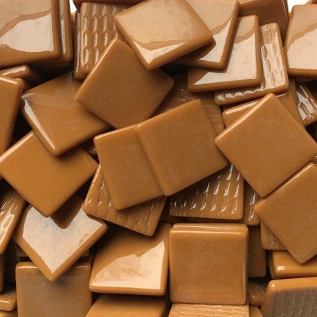 Pâte de Verre  25mm Brązowy Cukier