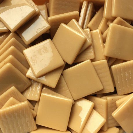 Pâte de Verre  25mm Karmelowa