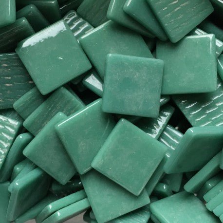 Pâte de Verre  25mm  mm Cyjan