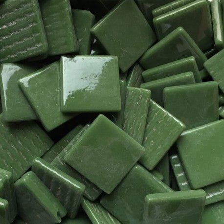 Pâte de Verre  25mm  Zielony Sosnowy