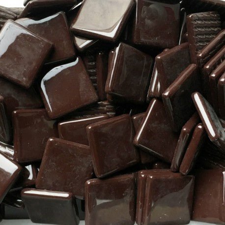 Pâte de Verre  25mm   Ciemna Czekolada