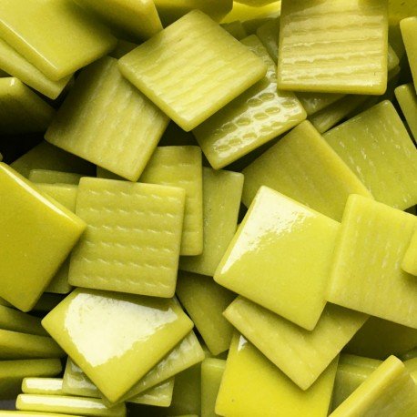 Pâte de Verre 25mm Zielonożółty