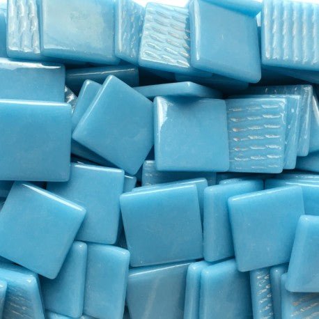 Pâte de Verre 25mm Połowa Turkusowa