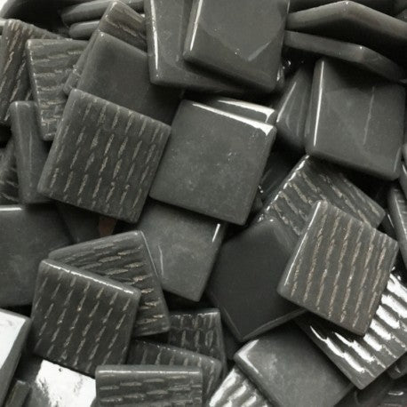 Pâte de Verre 25mm Węgiel drzewny szary